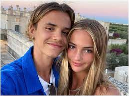 Romeo beckham posted some stunning and romantic photos from his seaside trip to cornwall with his model girlfriend, mia regan, days after their return from a beckham family trip to italy. 5 Things To Know About Romeo Beckham S Girlfriend Mia Regan English Movie News Times Of India