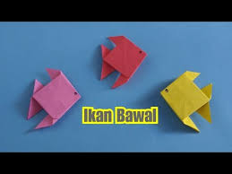 Ikan Bawal Dari Kertas Origami Oleh Kak Misyel Di Tk Alfaatih Youtube