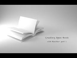 Creating Open Book With Blender Part 1 Youtube Blender Tutorial Blender 3d Blender