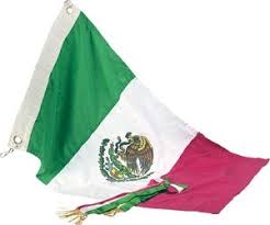Sus colores oficiales son verde, blanco y rojo. Bandera De Mexico Para Intemperie 120x210 Cms En Tela Tergal Tienda Deportiva