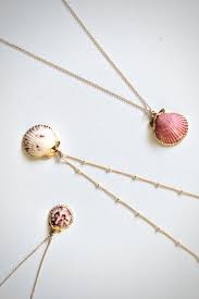 Seashell Jewelry Unique Gifts For Ocean Lovers Seashell Necklace Jewelry For A Cause U Seashell Jewelry Diamond Cross Necklace Gold Diamond Cross Necklaces