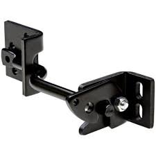 National Hardware Adjust O Matic 8 In Black Heavy Duty Gate Latch N101 394 The Home Depot Gate Latch Gate Hardware Latches