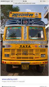 Tata Yellow Lorry Trucks India Lorry Tata Trucks