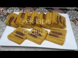Coklat dan kelapa parut kering. Kek Lapis Cadbury Atau Kek Lapis India Youtube