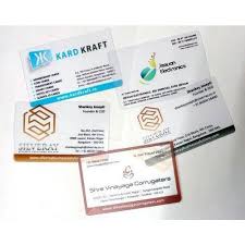 Business idea/how to make transparent business card by walking rondo. Office Transparent Business Cards Size 85 6 X 54 Mm Rs 7 Piece Id 19858877991