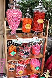 Mesa Candy Bar De Alicia En El Pais De Las Maravillas Modern Alice In Wonderland Inspired Wonderlandia Dessert Table Candy Bar Party Candy Station Candy Buffet
