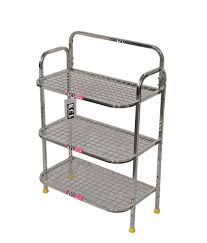 3 tier wooden shelf microwave oven rack stand condiment kitchen storage cabinet holder antique oak color. Kcl Stainless Steel Kitchen Rack Buy Kcl Stainless Steel Kitchen Rack Online At Low Price Snapdeal