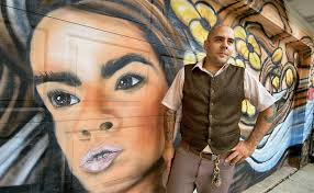 A Saginaw artist tries to make things better, and the town responds