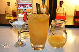 Cocteles Con Ginebra Naranja Explosiva