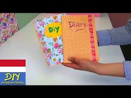 Diy Membuat Dan Menghias Sendiri Buku Catatan Buku Harian Buku Alamat Youtube