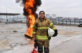 The los angeles county fire department (lacofd) provides firefighting and emergency medical services for the unincorporated parts of los angeles county, california, as well as 59 cities through contracting, including the city of la habra which is located in orange county and is the first city outside of los angeles county to contract with lacofd. Turkish Woman Blazing A Trail In Men S Firefighting Job Latest News
