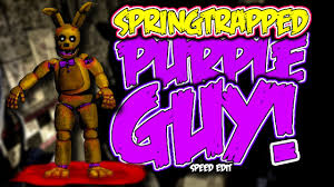 So unless the animatronics didn't kill phone guy during the first game, then i think the theory that the purple guy and the phone guy being the same is pretty much discredited now. Springtrapped Purple Guy Speed Edit Youtube