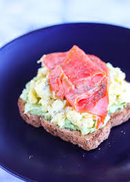 If a bagel and lox turned swedish, i imagine it'd end up something similar to this beet horseradish smoked salmon breakfast toast. Smoked Salmon Egg And Avocado Toast Lisa S Dinnertime Dish