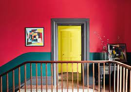 Comment peindre un couloir aux multiples portes. Peindre Son Couloir En Couleur L Astuce Deco Parfaite Pour Looker Son Interieur Elle Decoration