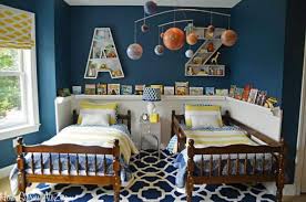 Since my youngest's room is a star wars theme, this industrial star wars bedroom from yellow bliss road instantly caught my eye. 8 Awesome Shared Room Ideas For Boys