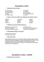Zwischen verb und adjektiv einnimmt. Deutsch Arbeitsmaterialien Verb 4teachers De