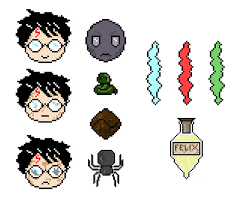 Et voilà la surprise harry potter ! Harry Potter Pixel Art By Raghad Rihan Raghadrihan Tasmeem Me
