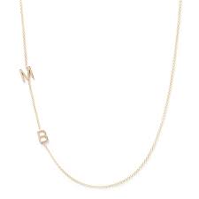 14k Gold Asymmetrical Letter Necklace J Gold Chains For Men Letter Necklace Asymmetrical Initial Necklace
