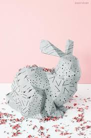 Ein blog für kreative bastler und liebhaber des shabby chic, vintage, cottage und industrie style. Osterhasen Basteln In 3d Aus Papier Papershape