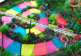 Diy Colorful Garden Decor Ideas Sfeenks Com Colorful Garden Gardening For Kids Children S Garden