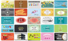 25 Beautiful Motivational Quote Cards Thick Stock Paper Back Etsy Quote Cards Inspirational Quotes Cards Motivational Quotes