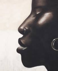 African Girl With Nose Ring By Laurie Coopercanvas Etsy Girls With Nose Rings African Girl African American Art