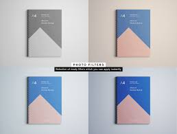Notebook Mockup Filters Mockup A4 Notebook Notebook