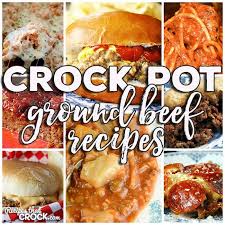 Click the link or the photo to see the full recipe and to print them. Crock Pot Ground Beef Recipes Friday Favorites Recipes That Crock