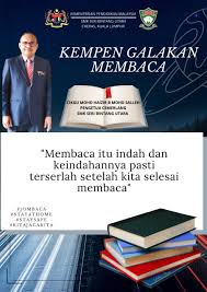 Letting people know that there is a book fair and inviting everyone to the fair. Smk Seri Bintang Utara Perasmian Kempen Membaca Peringkat Sekolah