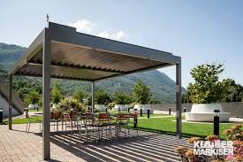 Als Bioklimatische Uberdachung Sorgt Die Bavona Tp6500 Hardtop Mit Variabel Neigbaren Aluminium Lamellen Fur Perfe Pavillon Uberdachungen Sonnenschutz Terrasse