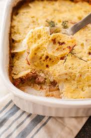 Delicious savory flavors of cabbage, corned beef, and potatoes! Corned Beef Casserole Beautiful Life And Home