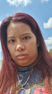 Can you enhance the image and change the background to purple?