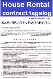 Na ang filcols ang gawin ito sa kuwaderno gamit ang ibinigay na format. 14 Idees De House Rental Contracts En 2021