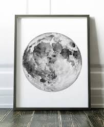 Bedroom Wall Black And White Prints For Bedroom Modern Wall Art Print Wall Art Downloadable Prints Home Decor Etsy Black And White Wall Art Watercolor Moon Moon Painting
