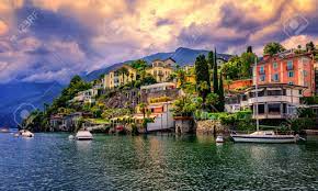 See lake maggiore switzerland stock images. Dramatic Sunset Over Ascona A Popular Resort Town On Lago Maggiore Stock Photo Picture And Royalty Free Image Image 88654247