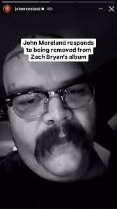 John Moreland took to social media to respond to being removed from Zach  Bryan's album. After re-signing with Warner Records and selling his  publishing catalog for $350 million, Zach Bryan faced public