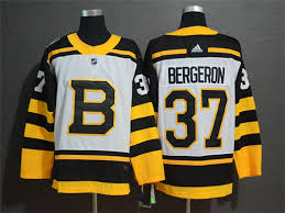 I want to see bergeron in that uni. Boston Bruins 37 Patrice Bergeron White 2019 Winter Classic Jersey