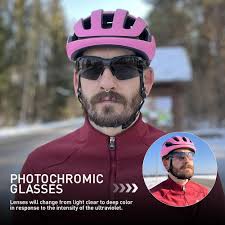 SCVCN Photochromatische Selbsttönend Fahrradbrille Sportsonnenbrille für  Herren Damen UV400 Schutz MTB Radbrille Laufen Fahren Tennis Softball  Angeln Baseball Triathlon 01 : Amazon.de: Sport & Freizeit