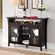 Kb Furniture Home Bar Furniture Designs Liquor Cabinet Wr1346 Espresso Buffet With Wi Decoracion De Mesas Navidenas Muebles De Comedor Bares En Casa Pequenos