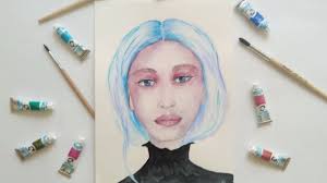 Watercolor portrait painting tutorial for beginners. Watercolor Portrait Tutorial How To Paint Eyes Lips And Hair Watercolor Portrait Tutorial Portrait Tutorial Eye Painting