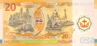 Meskipun demikian, mata uang ini baru digunakan sebagai alat tukar resmi negara ini pada tahun 1965. Matawang Brunei Bnd 20 Ringgit Brunei Brunei 20 Dollars Singapore