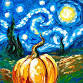 Palette Knife: Spooky Starry Night event image