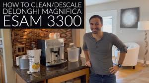 All the staff has to do is press a button, you hear some whirring, and out. How To Descale Delonghi Magnifica Esam 3300 Youtube