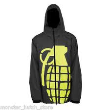 Brand New With Tags Grenade Bomb Snowboard Jacket Black