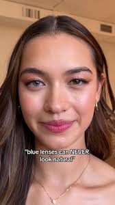 Hazel Eyes, Blue Lenses: Maya Blue Contact Lens Review