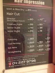 Rates are applicable to your chosen stylist level. Bob Cut Hair Salon Price List Novocom Top