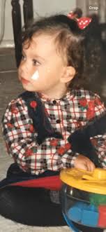 Hi Guys I really like this photo of my daughter when she was a toddler ,  around 34 years ago , but there's some damage to the photo. Would anyone be  able