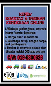 Motor roadtax mati lebih setahun memang kena g puspakom dulu. Renew Roadtax Cukai Jalan Melaka Lot 270 Jalan Tampoi Cheng Malacca City 2021