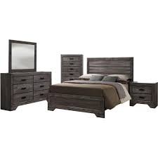Make a stylish statement in your bedroom with a wooden king size bed from furniture village. Cambridge Drexel 5 Piece Weather Gray King Size Bedroom Suite 98116a5k1 Wg The Home Depot