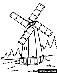 Windmills grayscale coloring books for adults pdf. Windmill Coloring Pages Coloring Home